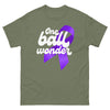 Testicular Cancer One Ball Wonder Tee - JohnVsGBMMilitary GreenS