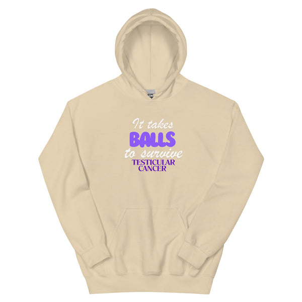 Testicular Cancer Takes Balls Hoodie - JohnVsGBMSandS