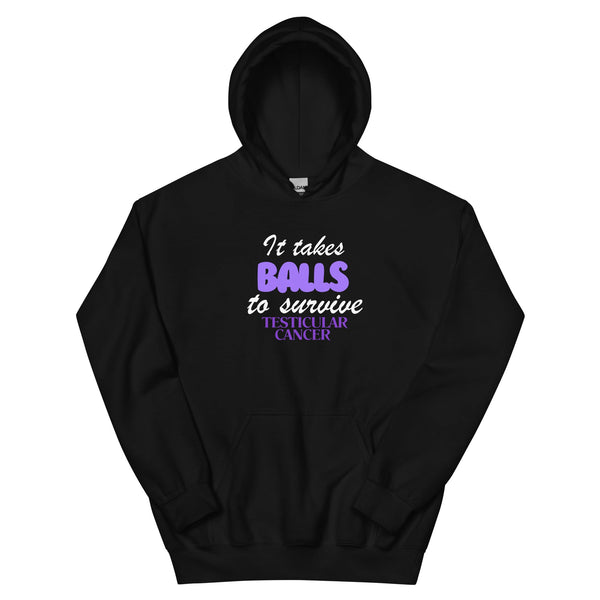 Testicular Cancer Takes Balls Hoodie - JohnVsGBMBlackS