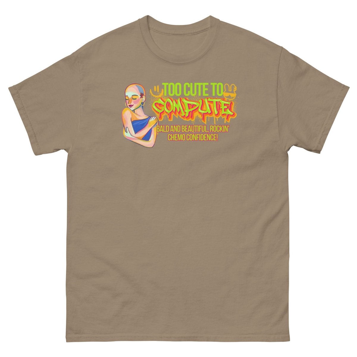 Too Cute Bald Tee - JohnVsGBMBrown SavanaS