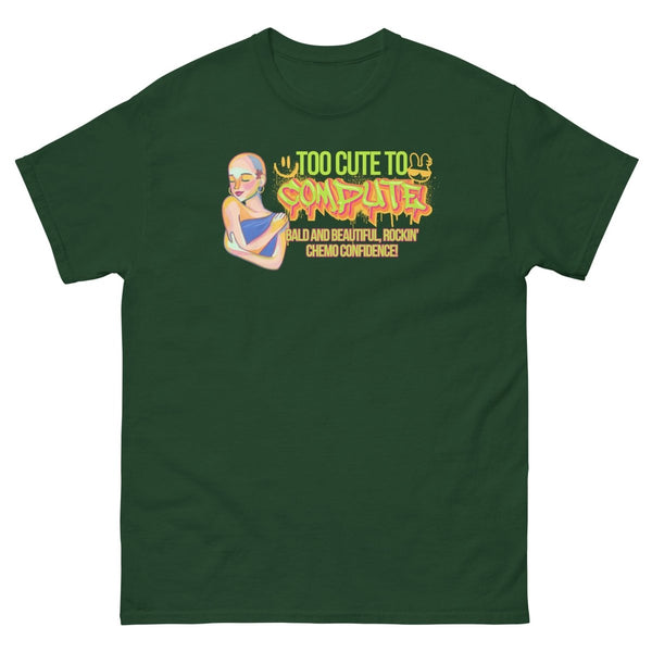 Too Cute Bald Tee - JohnVsGBMForest GreenS