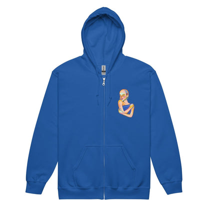 Too Cute Zip Up Hoodie - JohnVsGBMRoyalS