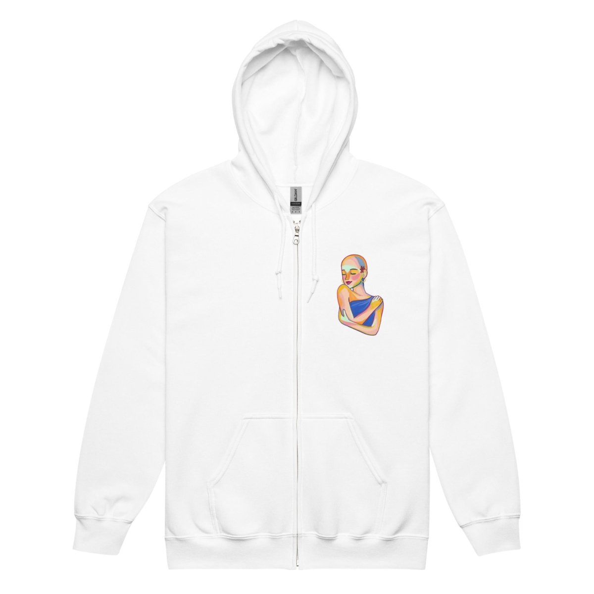 Too Cute Zip Up Hoodie - JohnVsGBMWhiteS