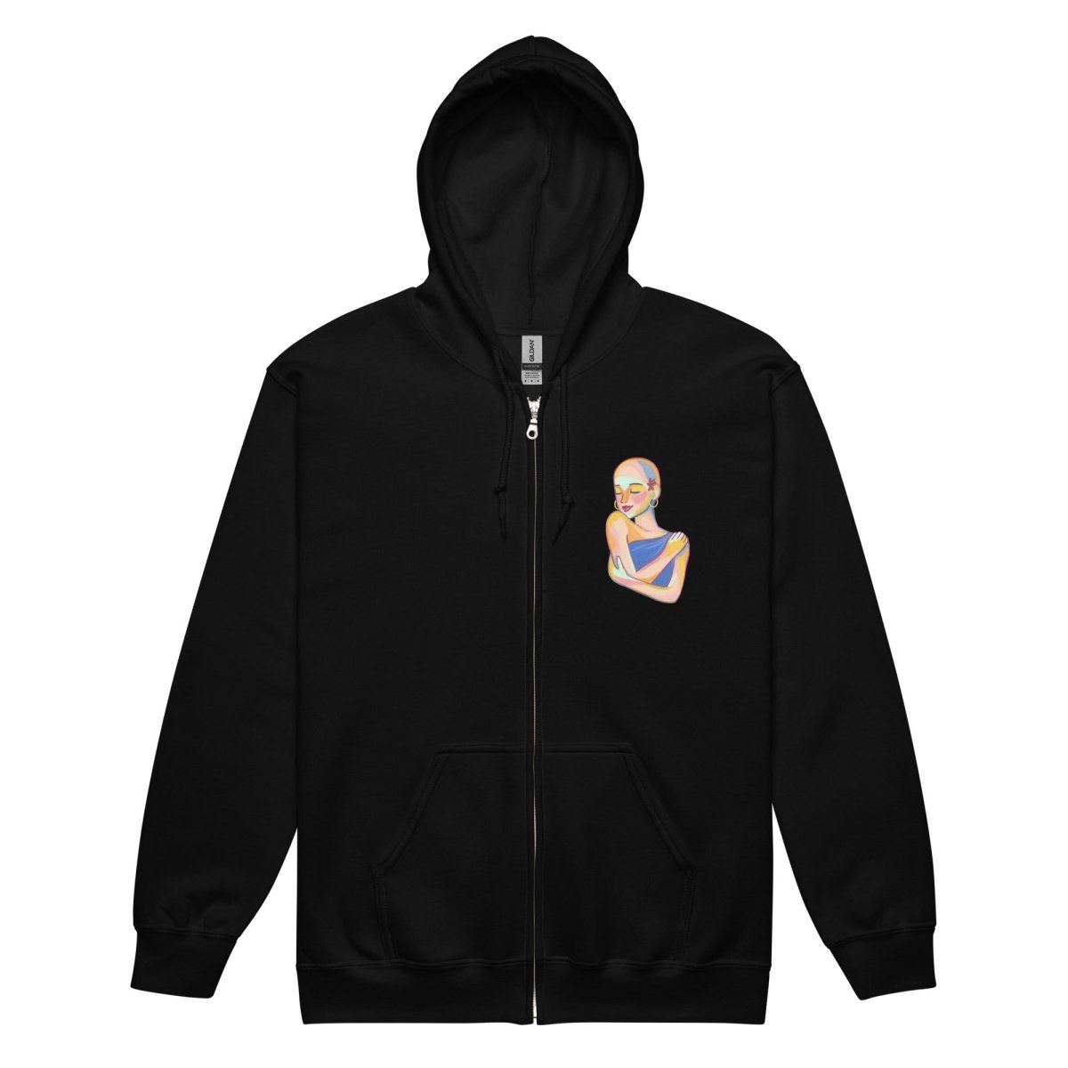 Too Cute Zip Up Hoodie - JohnVsGBMBlackS