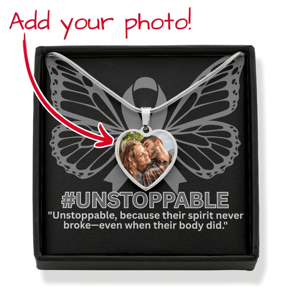 UNSTOPPABLE Personalized Necklace with Photo - JohnVsGBMLuxury Necklace (18k Yellow Gold Finish)Yes