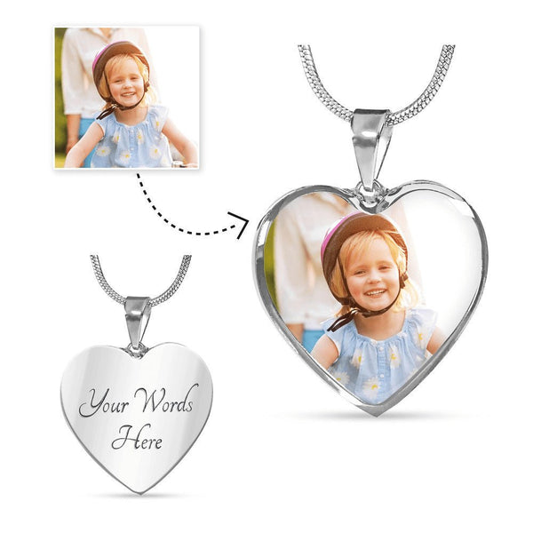 UNSTOPPABLE Personalized Necklace with Photo - JohnVsGBMLuxury Necklace (.316 Surgical Steel)Yes