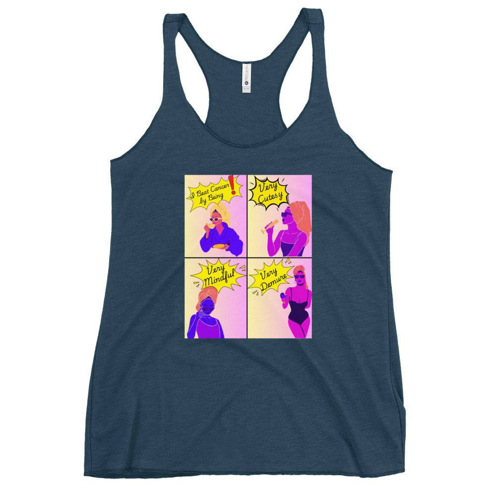 Very Cutesy, Mindful, and Demure Ladies Tank - JohnVsGBMIndigoXS