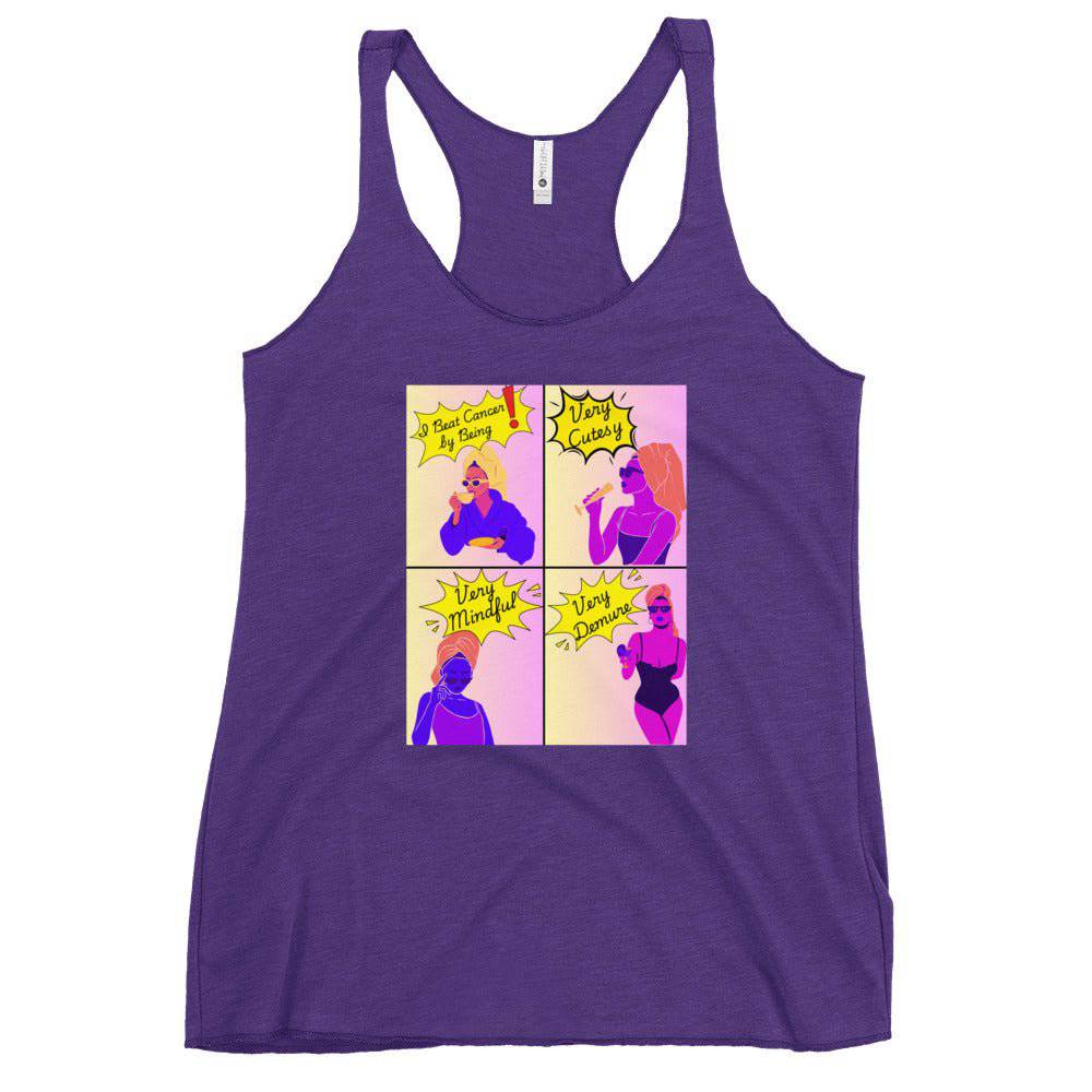 Very Cutesy, Mindful, and Demure Ladies Tank - JohnVsGBMPurple RushXS