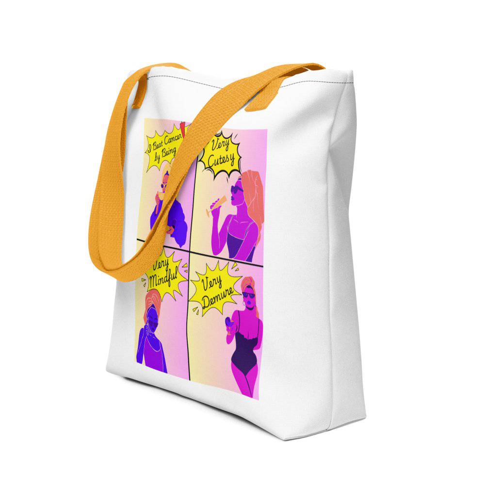 Very Cutesy, Mindful, and Demure Tote - JohnVsGBMRed Handle