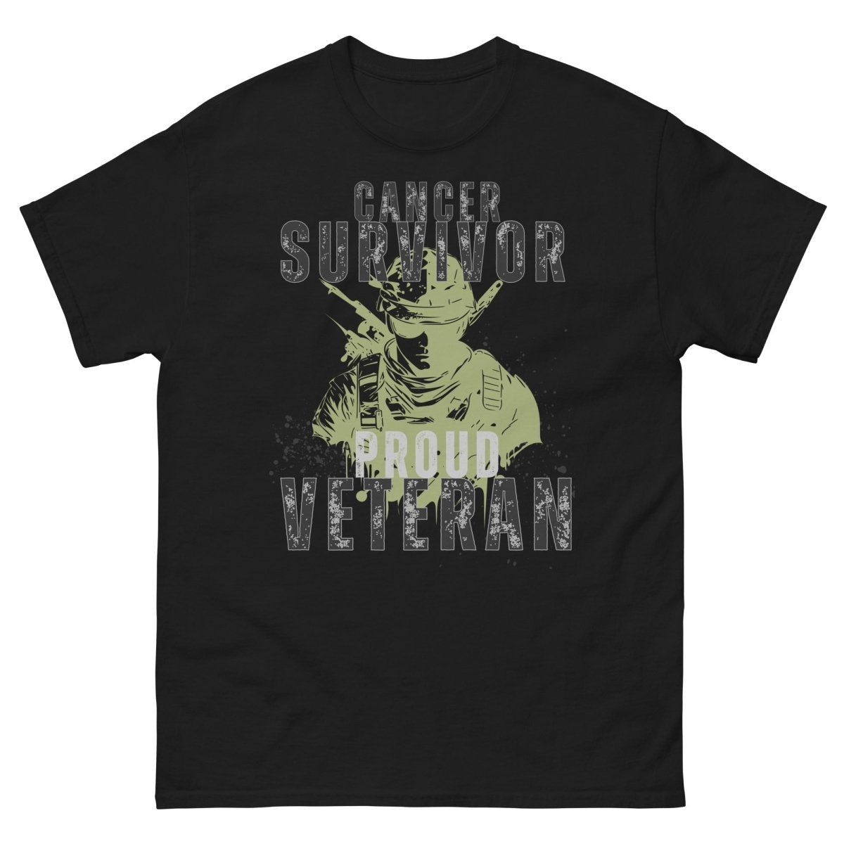 Veteran Soldier Cancer Tee - JohnVsGBMBlackS