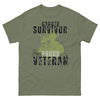 Veteran Soldier Cancer Tee - JohnVsGBMMilitary GreenS