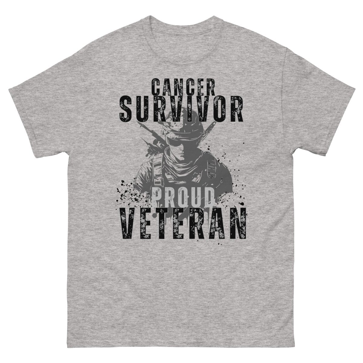 Veteran Soldier Grey Tee - JohnVsGBMSport GreyS