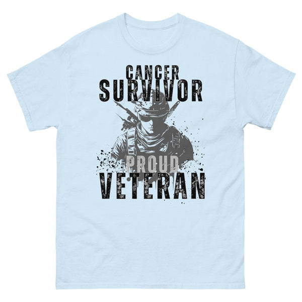 Veteran Soldier Grey Tee - JohnVsGBMLight BlueS