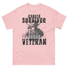 Veteran Soldier Grey Tee - JohnVsGBMLight PinkS