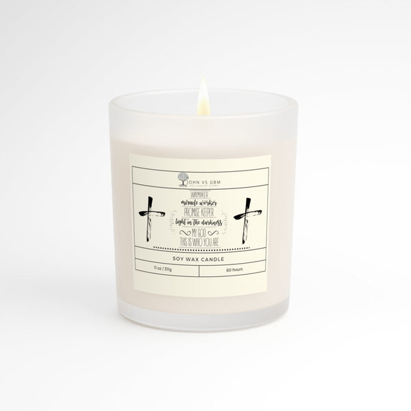 Waymaker Candle with Mug & Blanket Gift Set - JohnVsGBMCinnamon VanillaBlush