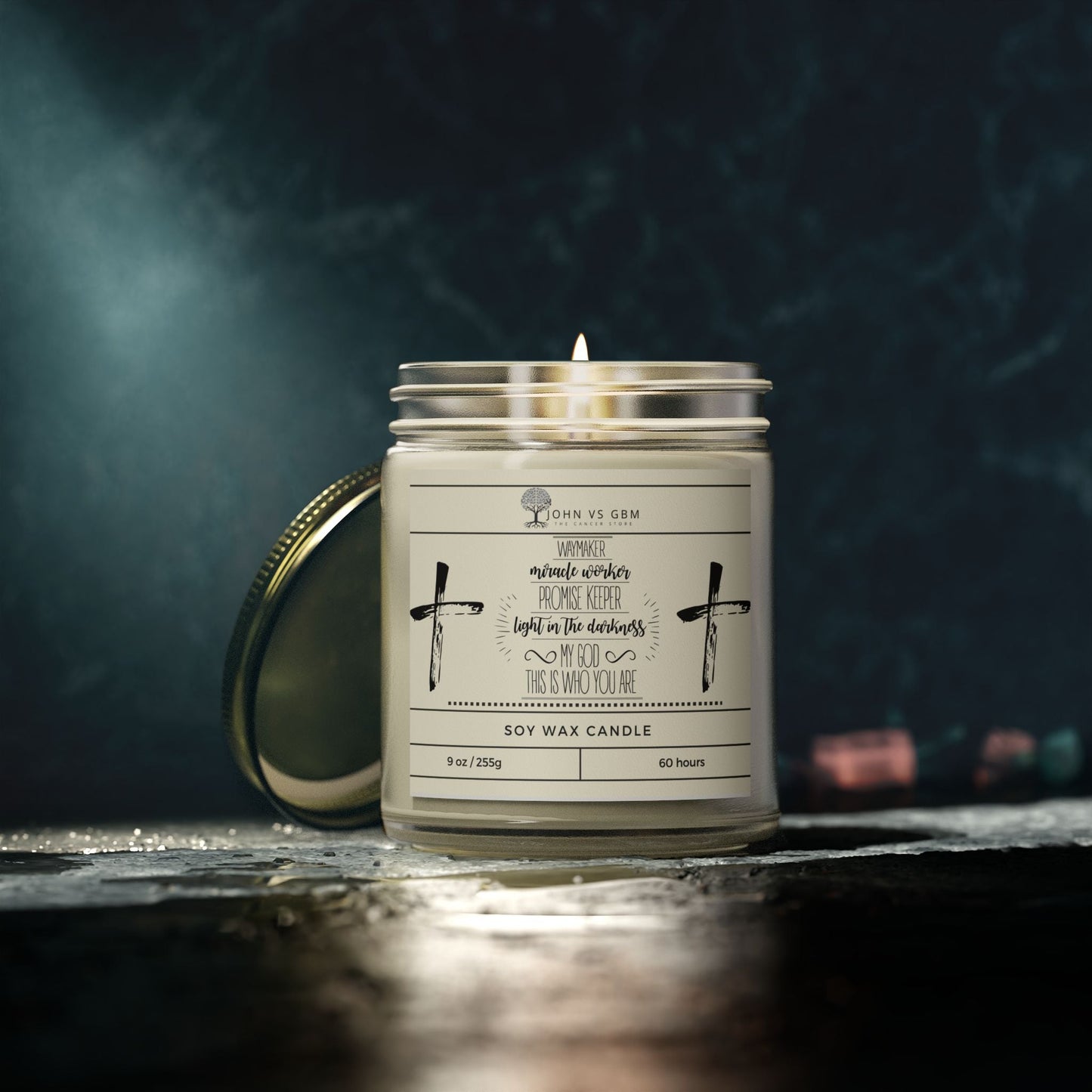 Waymaker - Miracle Worker Candle - JohnVsGBM9ozClearUnscented