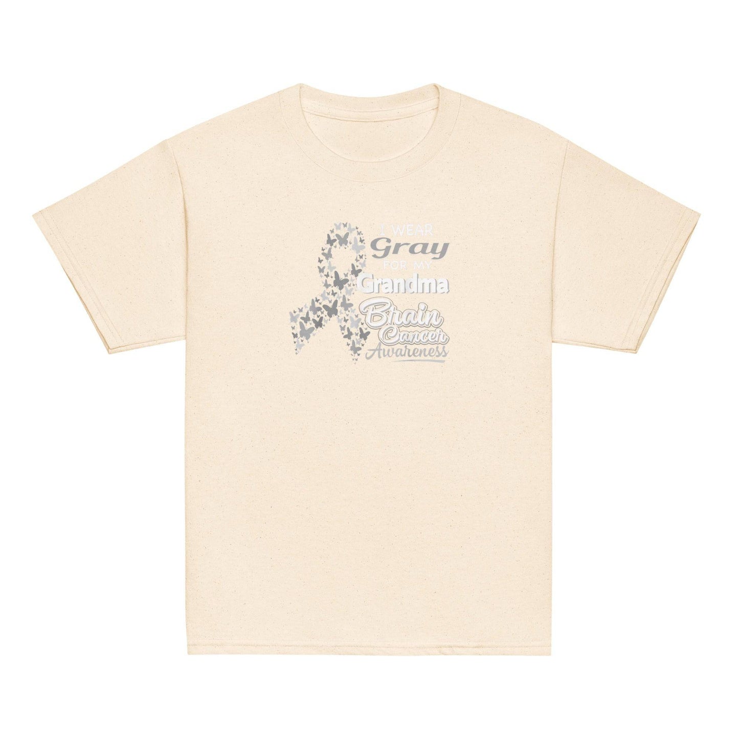 Wear Grey for Grandma Youth Classic Tee - JohnVsGBMNaturalXS