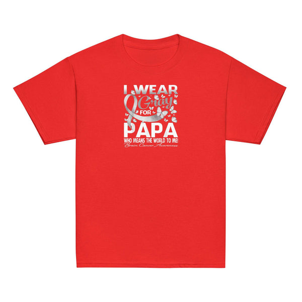 Wear Grey for Papa Youth Classic Tee - JohnVsGBMRedXS