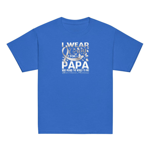 Wear Grey for Papa Youth Classic Tee - JohnVsGBMRoyalXS