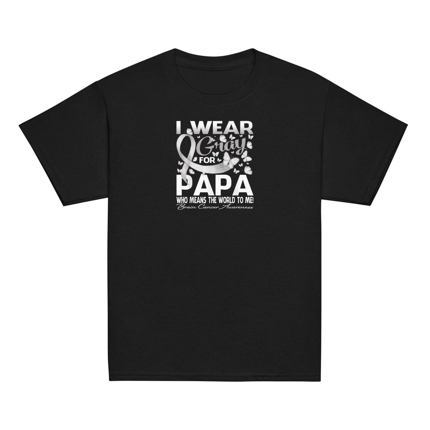 Wear Grey for Papa Youth Classic Tee - JohnVsGBMBlackXS