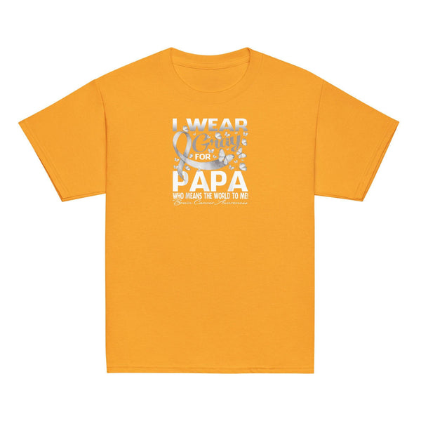 Wear Grey for Papa Youth Classic Tee - JohnVsGBMGoldXS