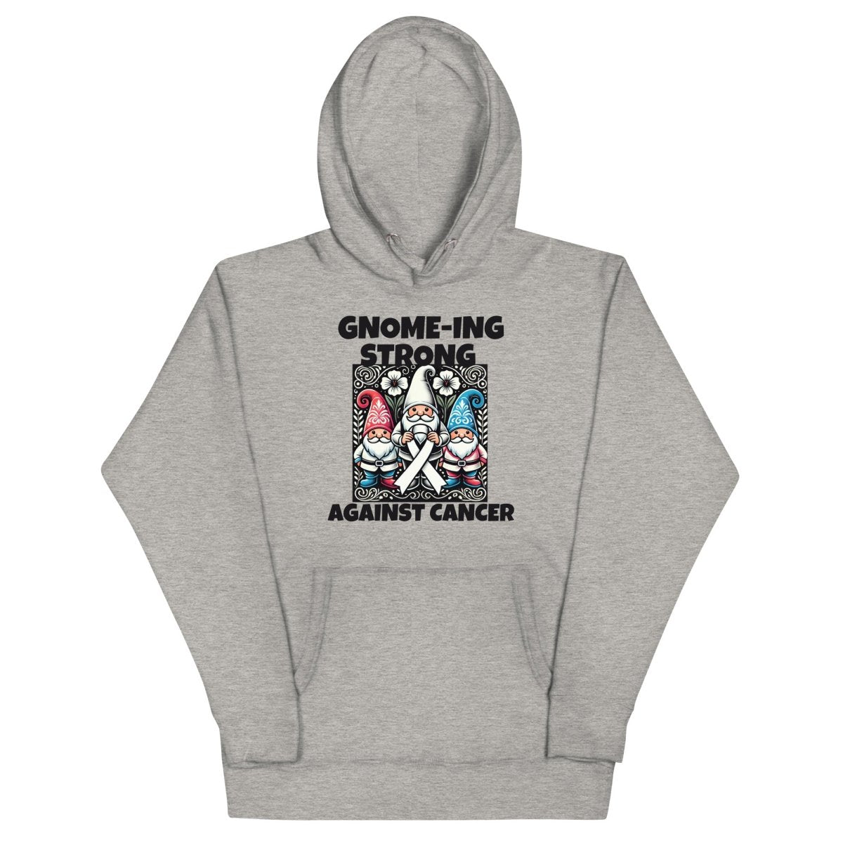 White Gnome - ing Strong Hoodie - JohnVsGBMCarbon GreyS