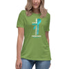 Women's Ovarian Cancer Through Christ Tee - JohnVsGBMLeafS