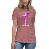 Women's Pancreatic Cancer Through Christ Tee - JohnVsGBMHeather MauveS