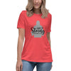 Women's She is Strong Tee - JohnVsGBMHeather RedS